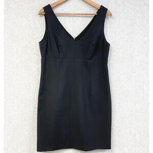 Y2K BCBG Paris Sheath Dress Womens 12 Minimal Classic Staple Office Siren Retro